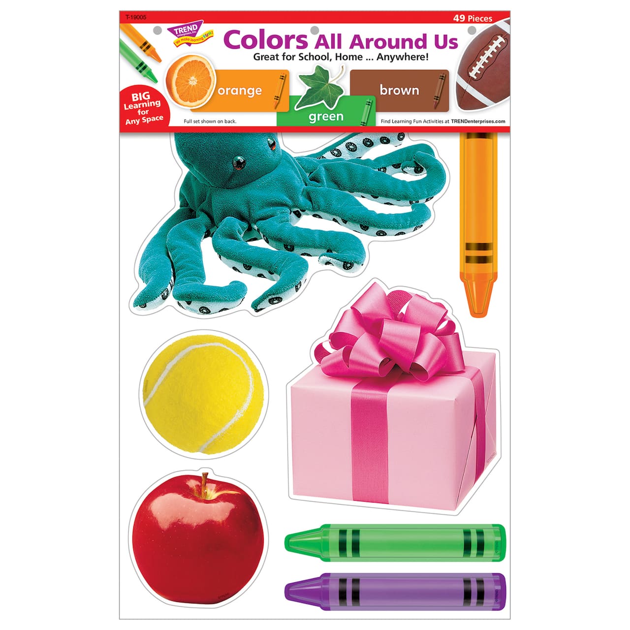 Trend Enterprises&#xAE; Colors All Around Us Wipe Off Learning Set